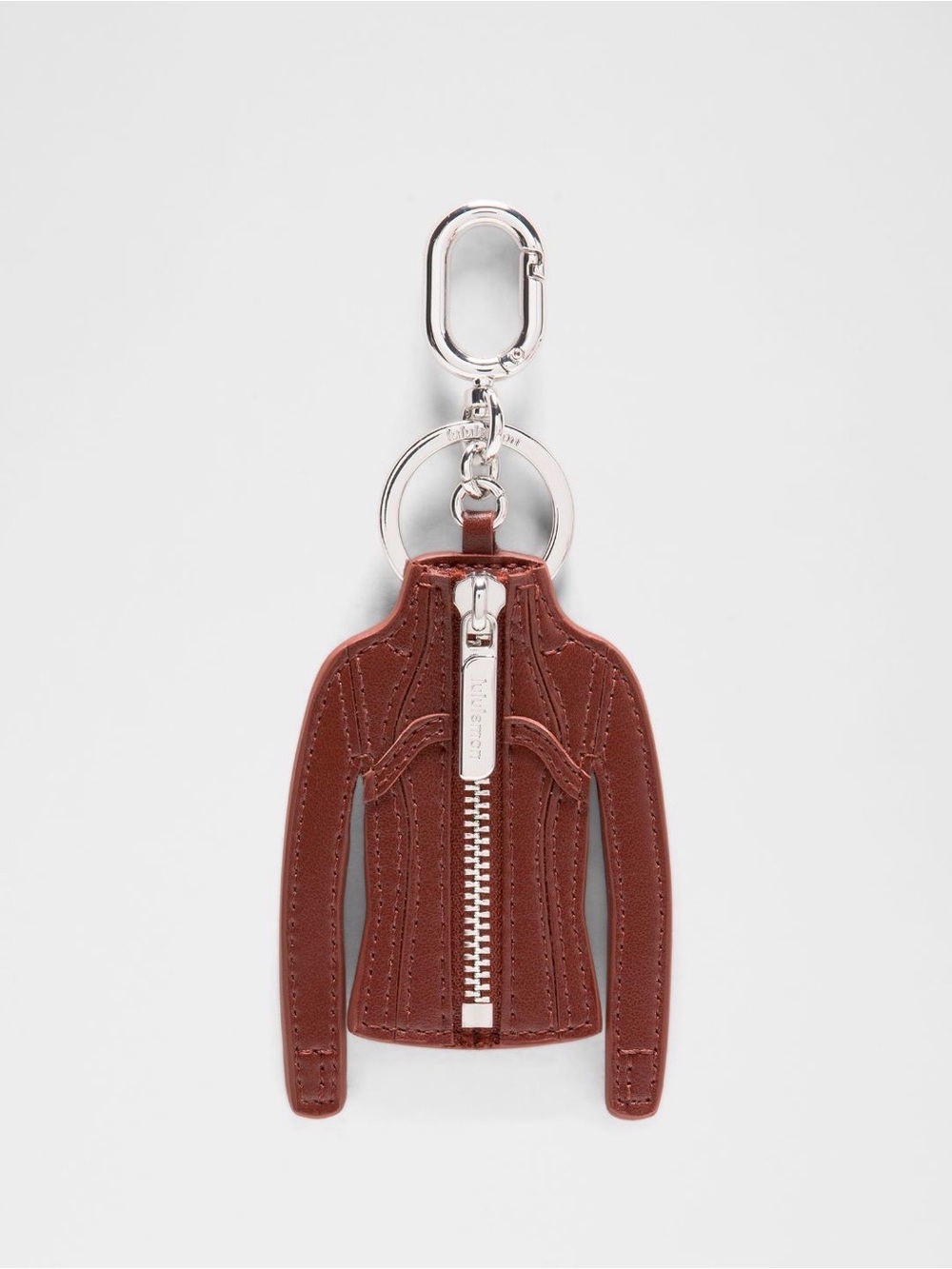 Lululemon Define Jacket Keychain Cranberry Charm